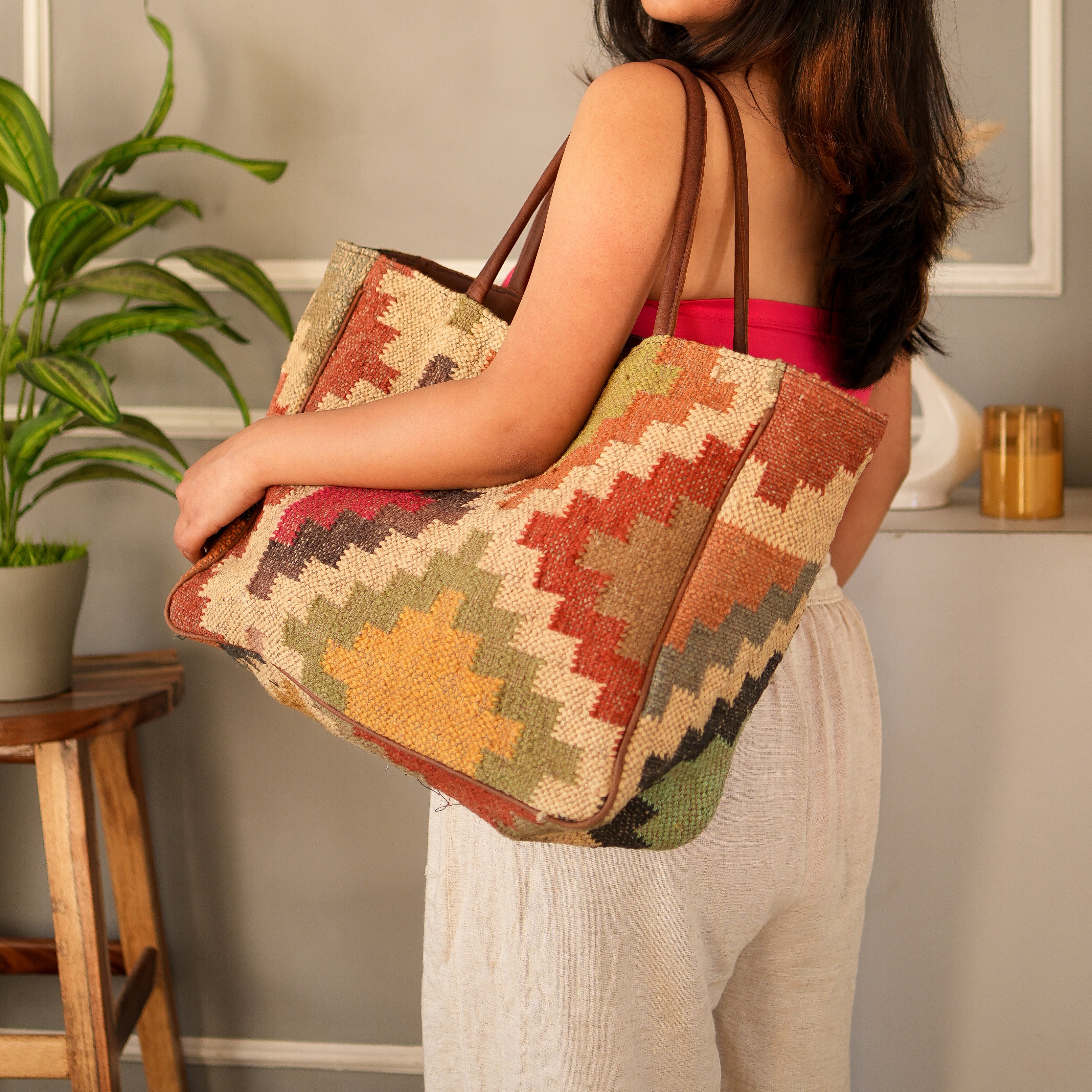Kilim tote bag